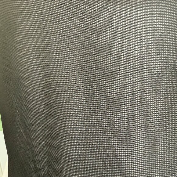Eileen Fisher Womens Sheer Cover-Up Sleeveless Top Black Lightweight Size L - Picture 4 of 5